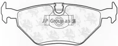 Комплект тормозных колодок, дисковый тормоз QH JP GROUP купить