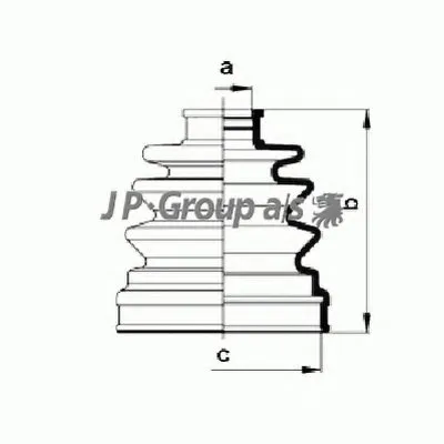 Комплект пылника, приводной вал QH JP GROUP купить