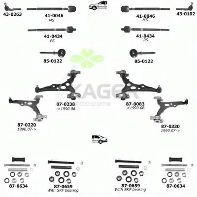 Подвеска колеса KAGER купить