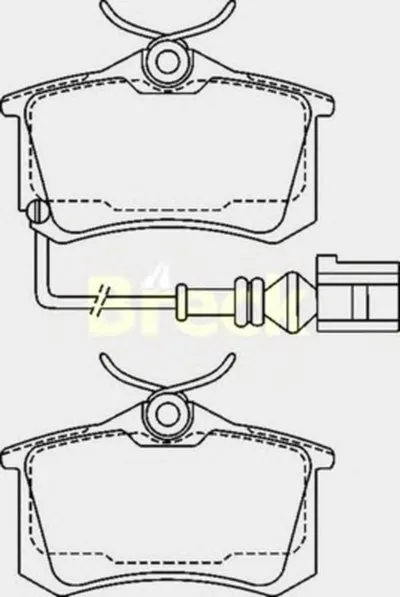 Комплект тормозных колодок, дисковый тормоз BRECK купить