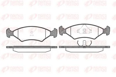 Комплект тормозных колодок, дисковый тормоз KAWE купить