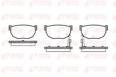 Комплект тормозных колодок, дисковый тормоз KAWE купить