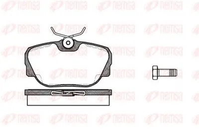 Комплект тормозных колодок, дисковый тормоз KAWE купить