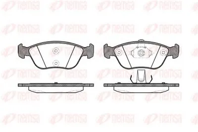 Комплект тормозных колодок, дисковый тормоз KAWE купить