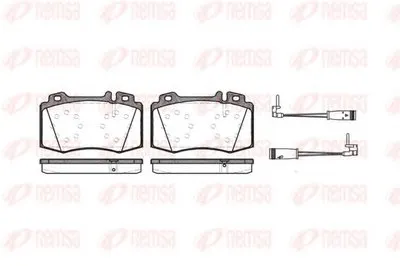 Комплект тормозных колодок, дисковый тормоз KAWE купить