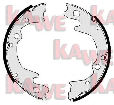 Комплект тормозных колодок KAWE купить