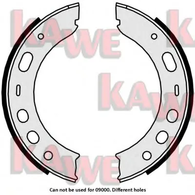 Комплект тормозных колодок, стояночная тормозная система KAWE купить