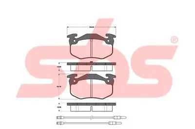 Комплект тормозных колодок, дисковый тормоз sbs купить