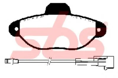Комплект тормозных колодок, дисковый тормоз sbs купить