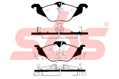 Комплект тормозных колодок, дисковый тормоз sbs купить