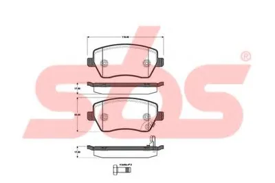 Комплект тормозных колодок, дисковый тормоз sbs купить