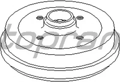 Тормозной барабан TOPRAN купить
