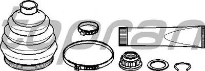 Комплект пылника, приводной вал TOPRAN купить