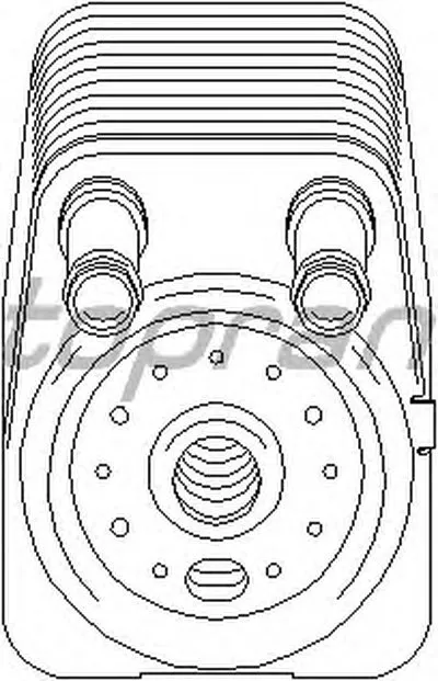 масляный радиатор, двигательное масло TOPRAN купить