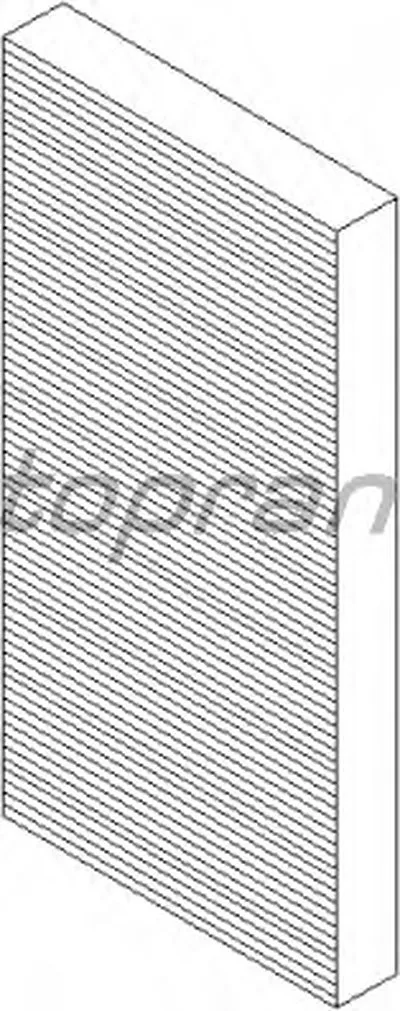 Фильтр, воздух во внутренном пространстве TOPRAN купить