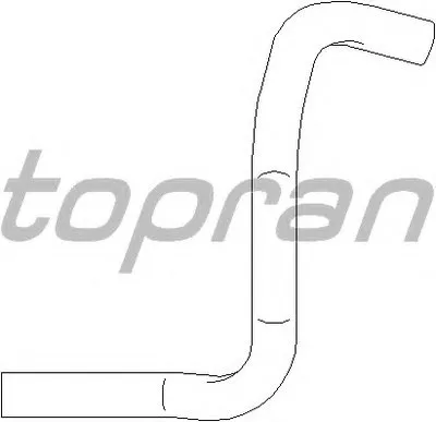 Шланг, вентиляция картера TOPRAN купить