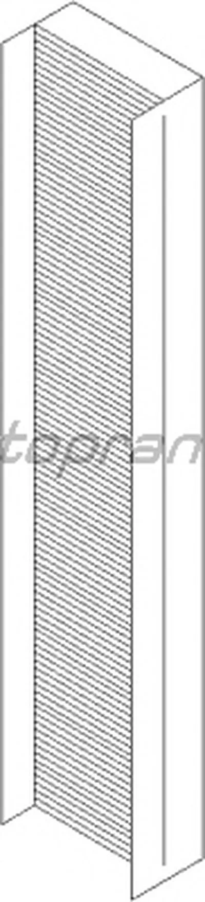 Фильтр, воздух во внутренном пространстве TOPRAN купить