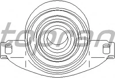 Подвеска, карданный вал TOPRAN купить
