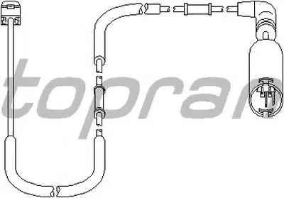 Датчик, износ тормозных колодок TOPRAN купить