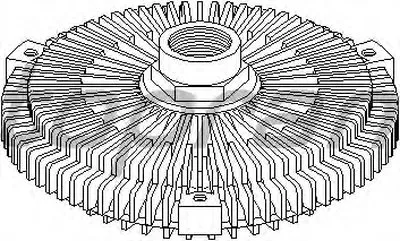 Сцепление, вентилятор радиатора TOPRAN купить