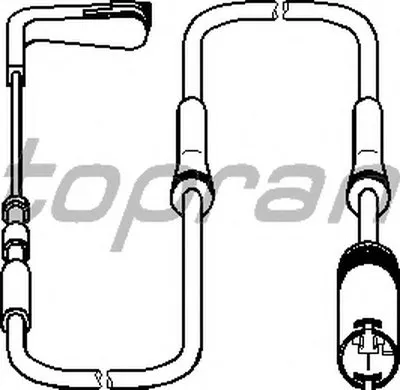 Датчик, износ тормозных колодок TOPRAN купить