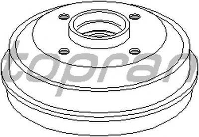 Тормозной барабан TOPRAN купить