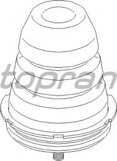 Буфер, балка моста TOPRAN купить