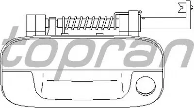 Ручка двери TOPRAN купить