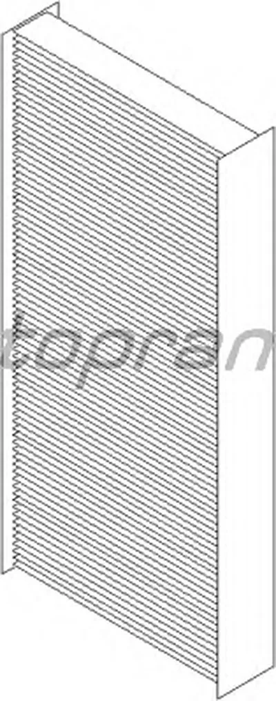 Фильтр, воздух во внутренном пространстве TOPRAN купить