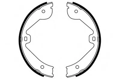 Комплект тормозных колодок; Комплект тормозных колодок, стояночная тормозная система E.T.F. купить