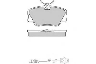 Комплект тормозных колодок, дисковый тормоз E.T.F. купить