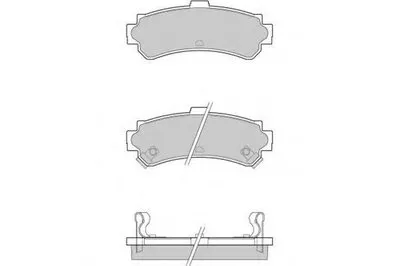 Комплект тормозных колодок, дисковый тормоз E.T.F. купить
