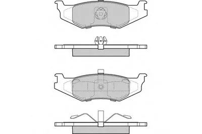 Комплект тормозных колодок, дисковый тормоз E.T.F. купить