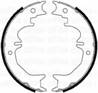 Комплект тормозных колодок, стояночная тормозная система CIFAM купить