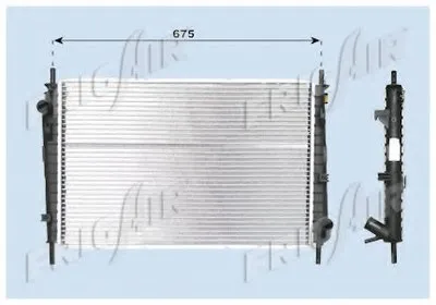 Радиатор, охлаждение двигателя FRIGAIR купить