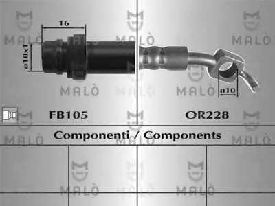 Тормозной шланг MALÒ купить