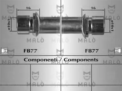 Тормозной шланг MALÒ купить