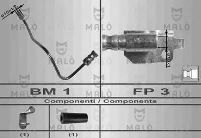 Тормозной шланг MALÒ купить