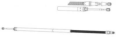 Трос, стояночная тормозная система CEF купить