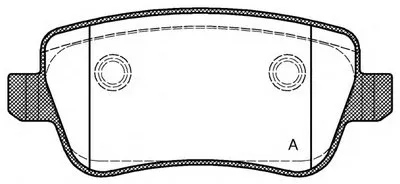 Комплект тормозных колодок, дисковый тормоз ADVANCE OPEN PARTS купить