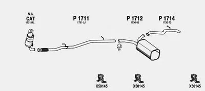 Система выпуска ОГ FENNO купить