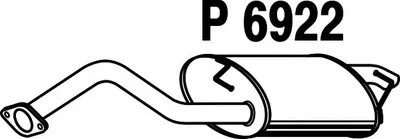 Глушитель выхлопных газов конечный FENNO купить