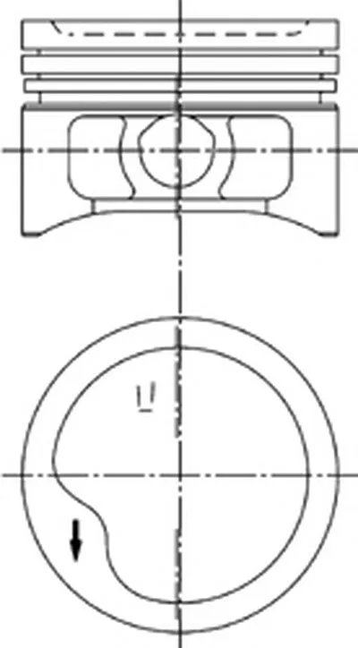 Поршень KOLBENSCHMIDT купить
