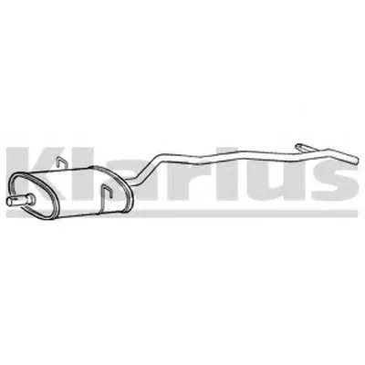 Глушитель выхлопных газов конечный KLARIUS купить