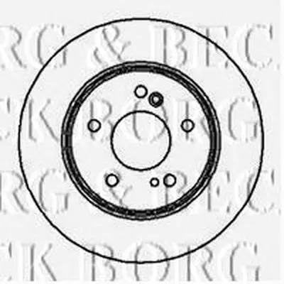 Тормозной диск BORG & BECK купить