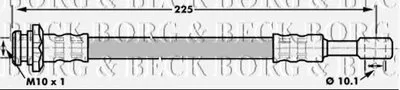Тормозной шланг BORG & BECK купить