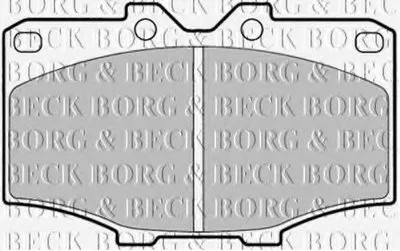 Комплект тормозных колодок, дисковый тормоз BORG & BECK купить