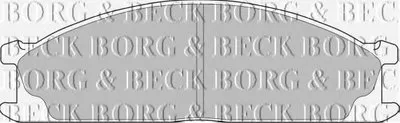 Комплект тормозных колодок, дисковый тормоз BORG & BECK купить
