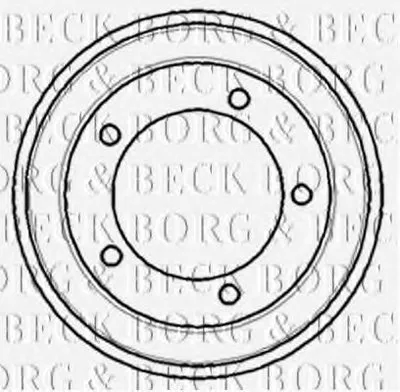 Тормозной барабан BORG & BECK купить