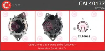 Генератор BRAND NEW SERIES CASCO купить